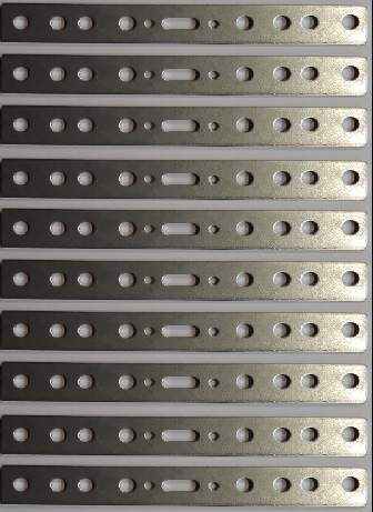 Toebehoren voor hefschuifraam pvc Deceuninck: 10 ankers + raamkruk
