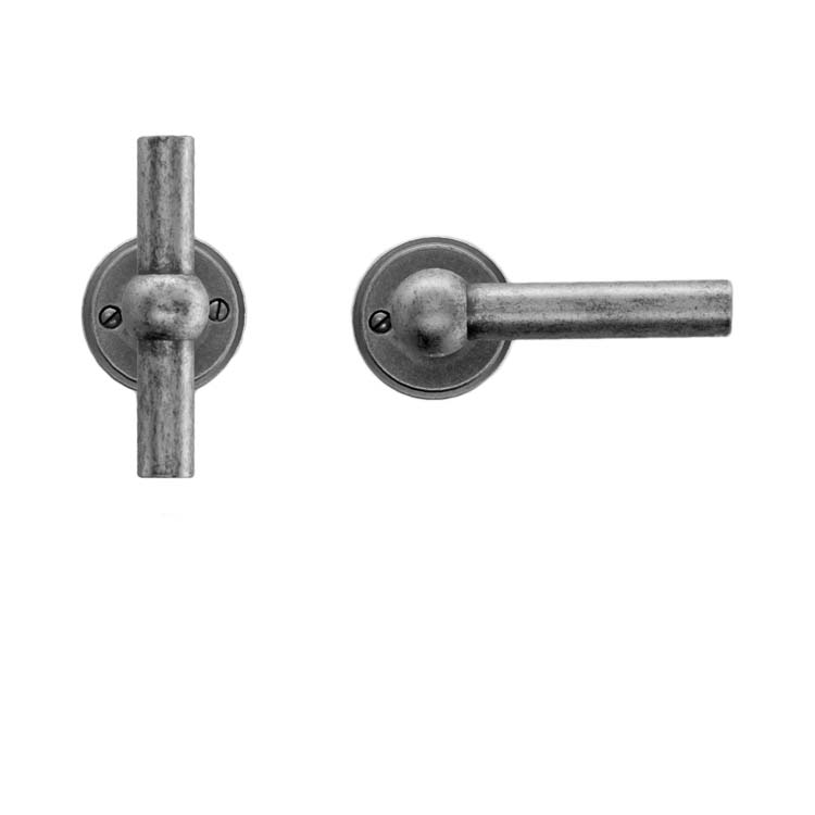 Poignée de porte pro grado T+L vieil argent sans rosace