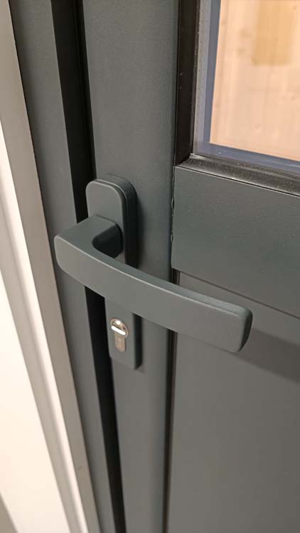 Buitendeur alu Aveiro antra R 960X2180 mm