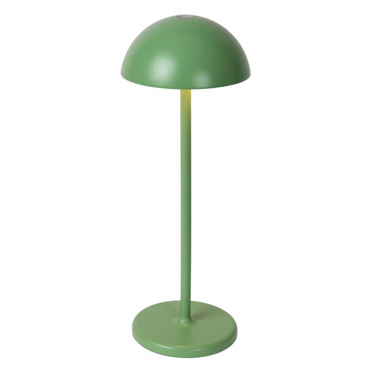 Lucide JOY - Oplaadbare Tafellamp Buiten - Accu/Batterij - Ø 12 cm - LED Dimb. - 1x1,5W 3000K - IP54 - Groen