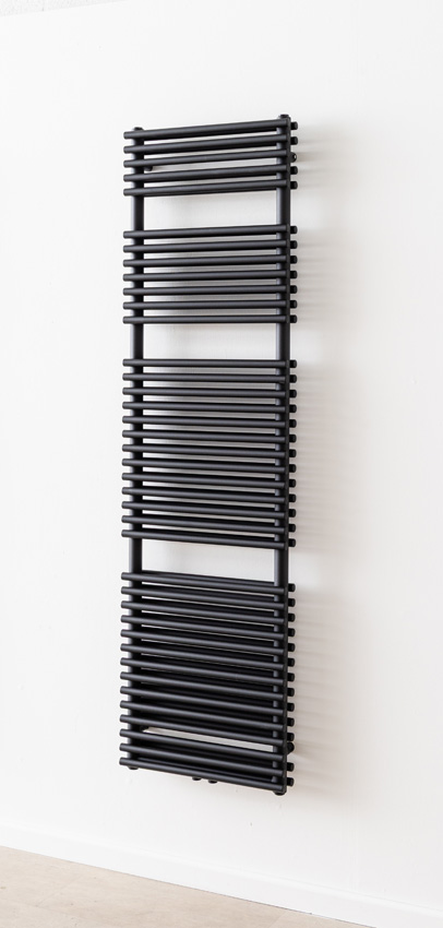 Radiateur sèche-serviettes Doby double 180x50cm noir 1484Watt