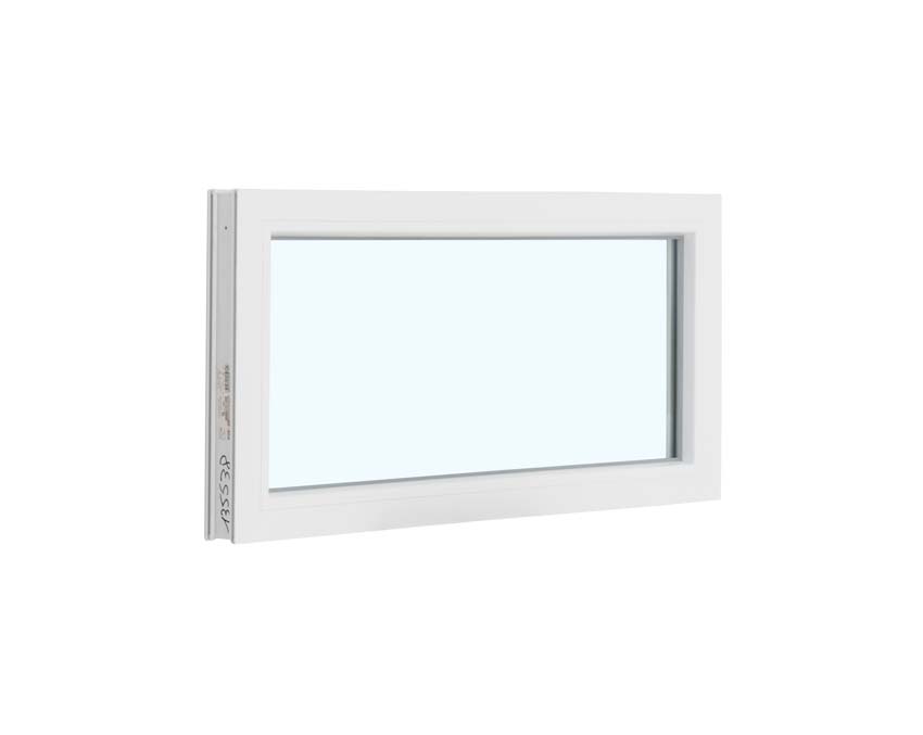 Châssis fixe pvc blanc budget L1000XH500 mm