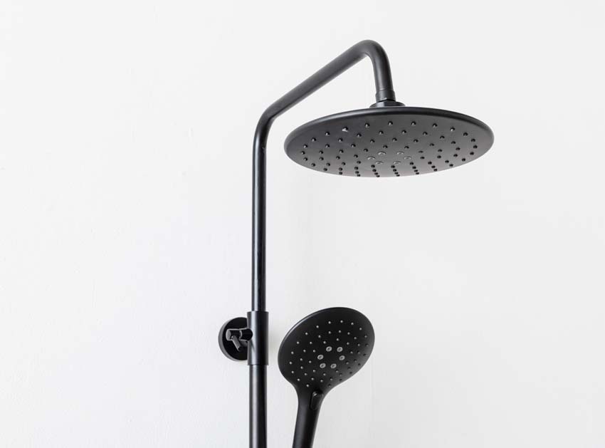 Doucheset Stallion thermostatisch zwart