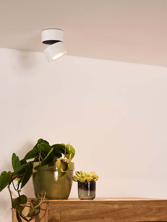 Lucide YUMIKO - Plafondspot - LED Dimb. - 1x8W 2700K - Wit