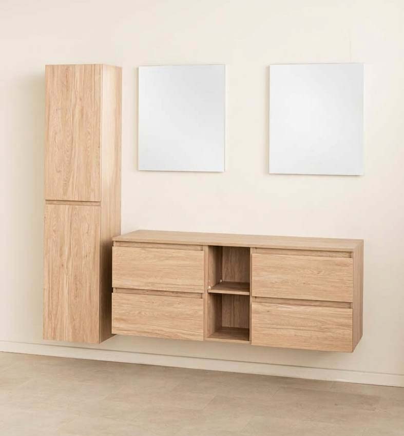 Badkamermeubel Bella eik 150cm