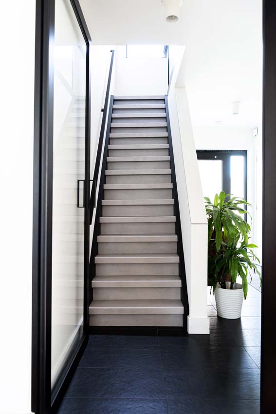 Dubbele traptrede Maestro Light grey stone 130x61x5,6cm