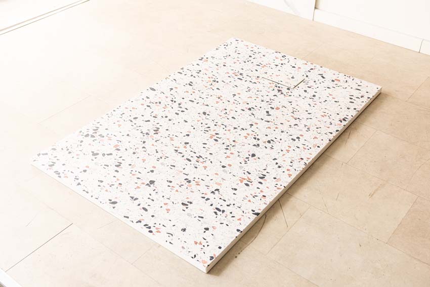 Douchebak Moby SMC terrazzolook 140x90cm