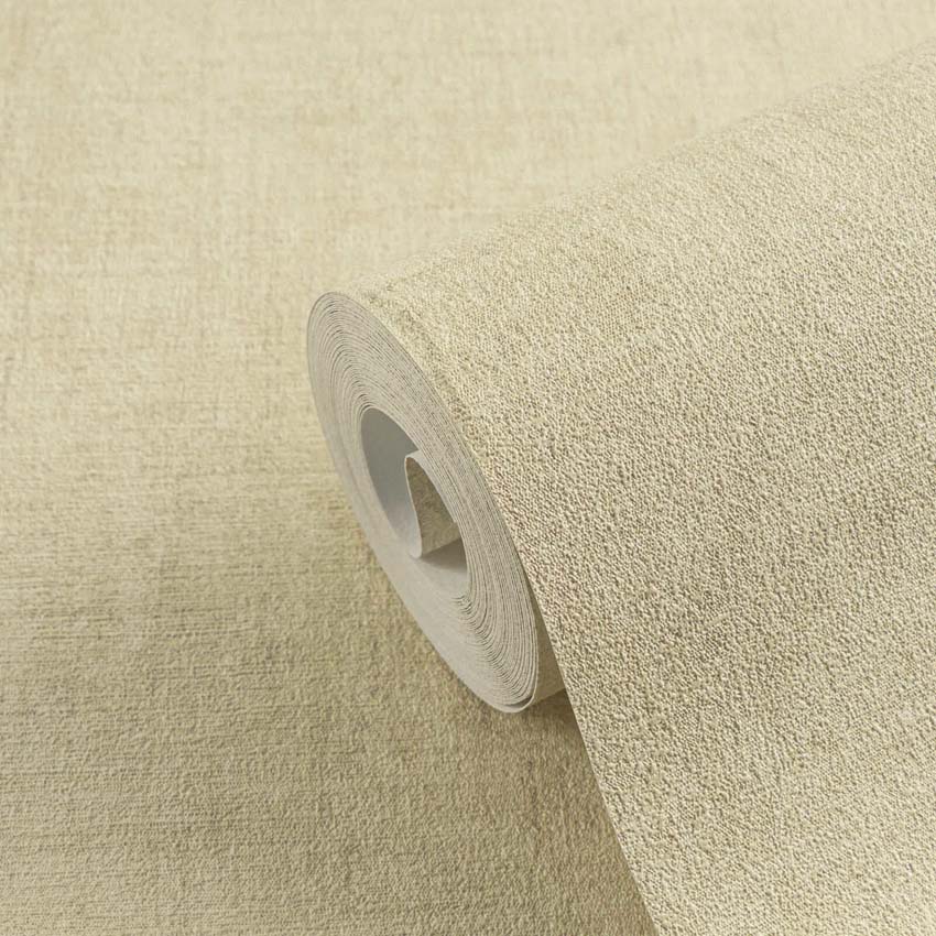 Vinyle sur papier peint intissé uni losanges gris/beige 0,53x10m