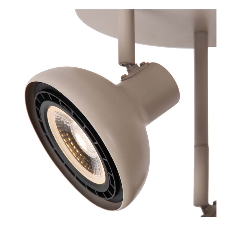 Lucide SENSAS - Spot plafond - Ø 25,8 cm - 3xES111 - Crème