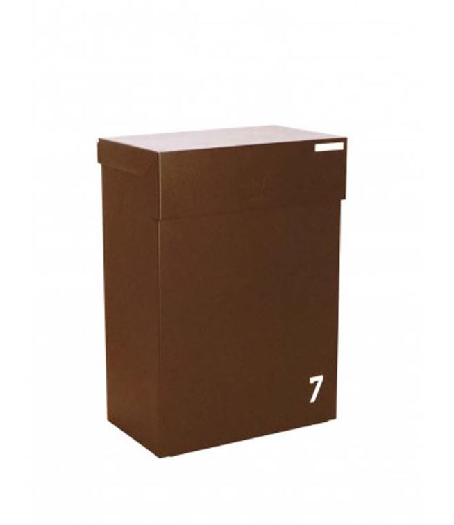 Boîte à colis ONZO (eSafe) Shopperbox aspect acier corten  digital