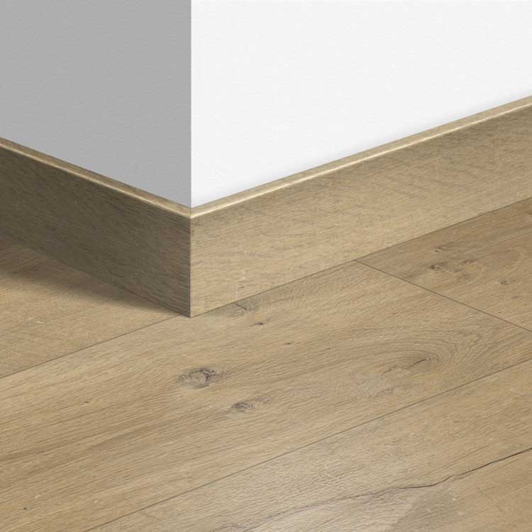 Plinthe parquet Quick-Step 14 x 77 x 2400 mm Chêne tendre moyen