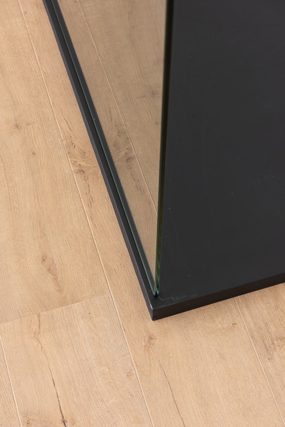 Receveur de douche Akon polybeton noir mat 160x90cm