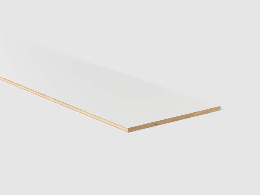 Stootbord wit overschilderbaar 130x20x0,8cm 3 stuks