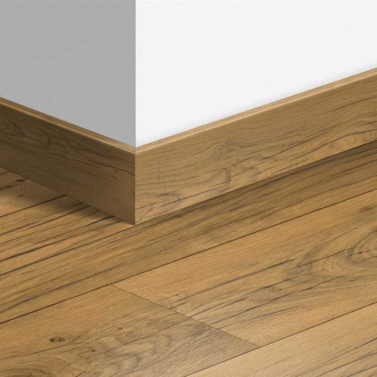 Plinthe parquet Quick-Step 14 x 77 x 2400 mm Chêne nature gercé