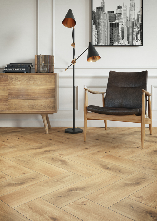 Keramisch parket Moreno eiklook 18,5x60cm