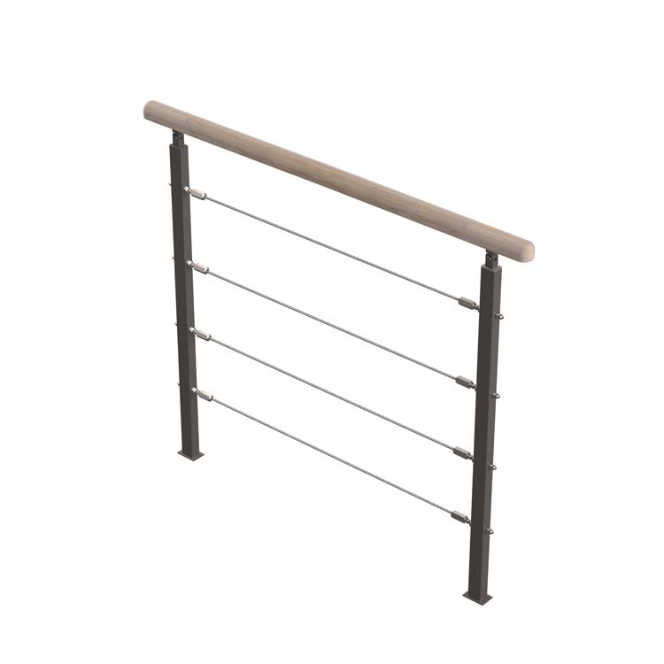 Parapet chêne Kerpen cable 100cm