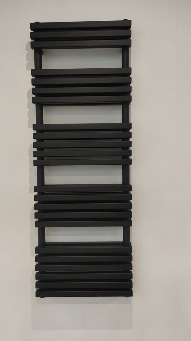 Elektrische radiator Dania 141 x 50 cm 1391 watt dubbel grijs