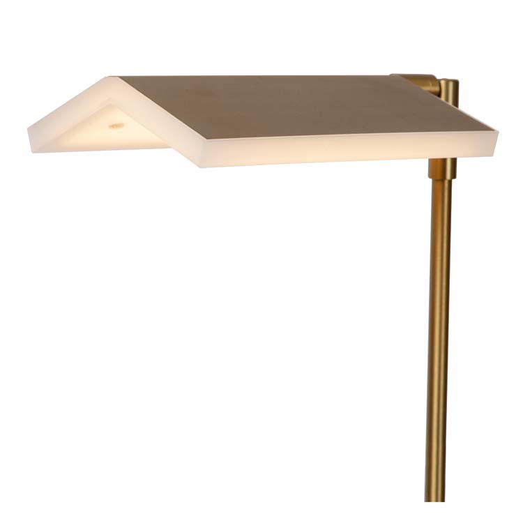 Staande lamp - goud - H134cm - LED - 12W - 2700/4000K