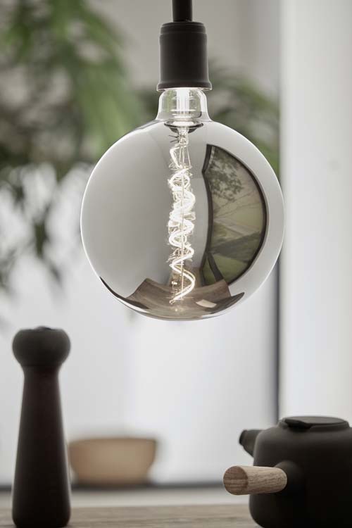 Lampe LED XXL chrome G200 E27 4W 2200k