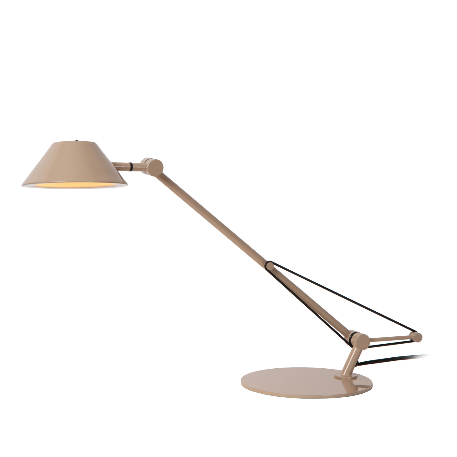 Lampe de bureau - LED - 1X8W 3000K - Taupe