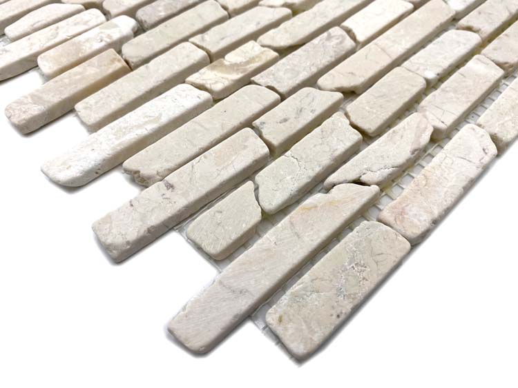 Mozaïek Brick beige mat 30,5x30,5cm