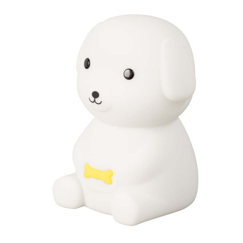 Tafellamp Puppy - Wit - 9x10x13,5cm - Dimbaar - LED - 1x0,6W