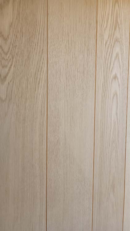 Bloc-porte fini Belves chêne planches alvéolaire 73x201.5cm + ébrasement 40cm