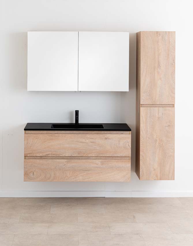 Spiegelkast Tibo/Tony mediterraanse eik 120x70cm