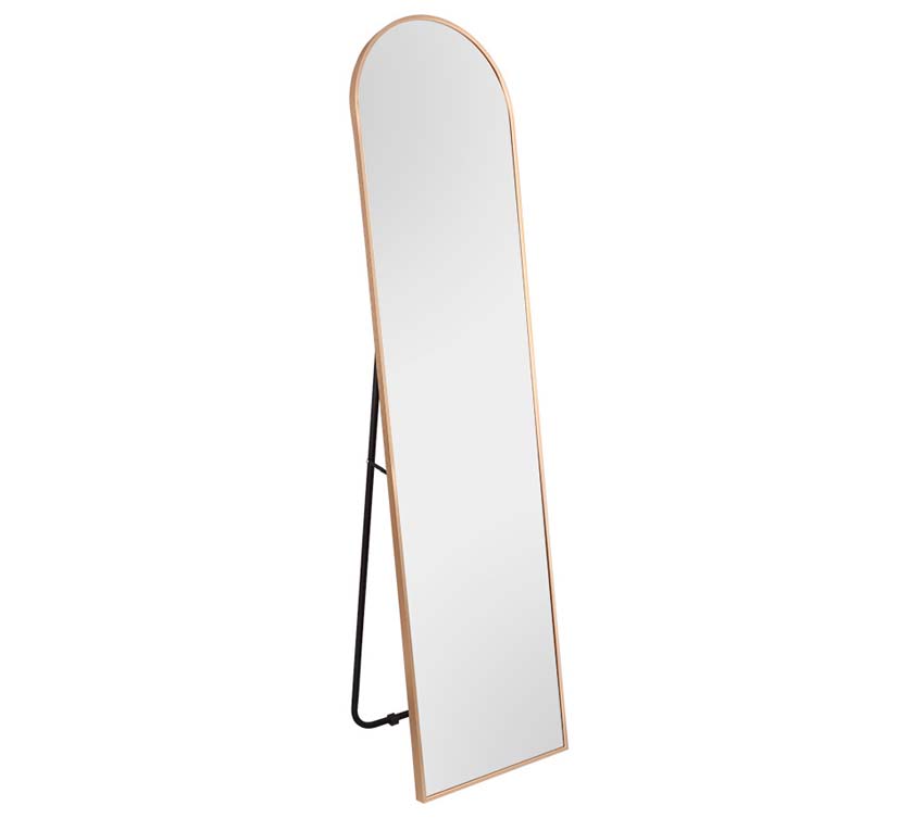 Spiegel staand full-length goud 160x40cm