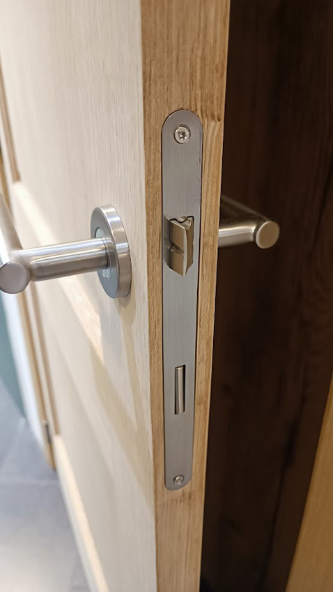 Complete binnendeur Chambord fineer eik 201,5x63cm tubespaan omkeerbaar + deurkast 40cm