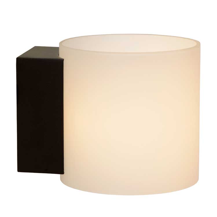 Lucide JELTE - Wandlamp Badkamer - G9 - IP44 - Zwart