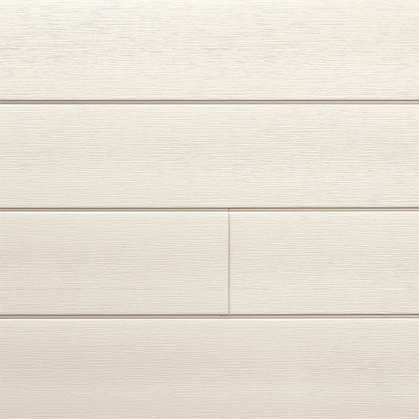 Sidings Dumaclin gevelbekleding in PVC homogeen creme 185x2400mm