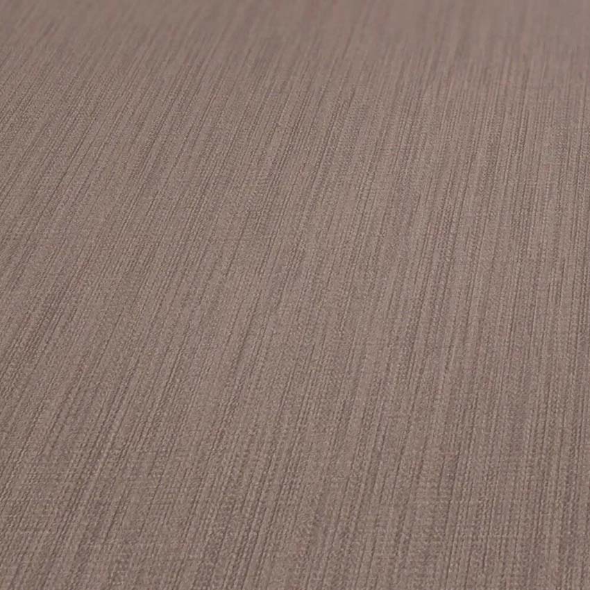 Vinyle sur papier peint intissé uni brun chocolat 0,53x10,05m