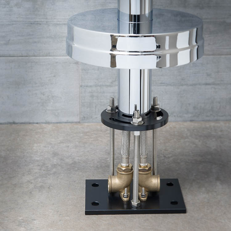 Badkraan Charlotte vrijstaand chroom