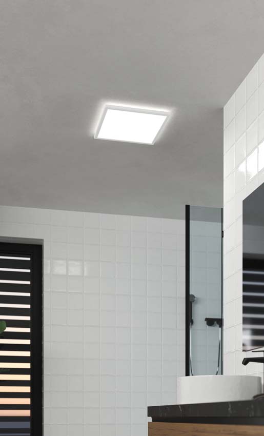 Plafonnier - Blanc - 39x39cm  - LED - 1x14W - 2700-6500K - IP44