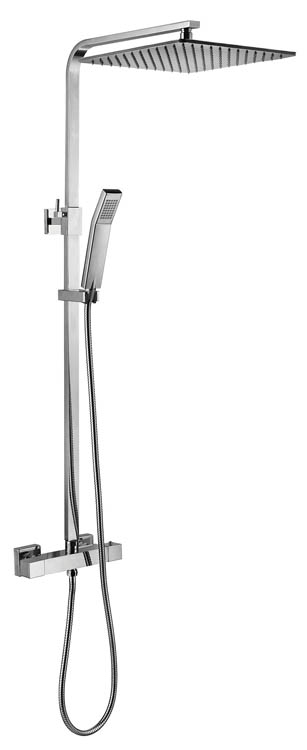 Doucheset Selma thermostatisch chroom