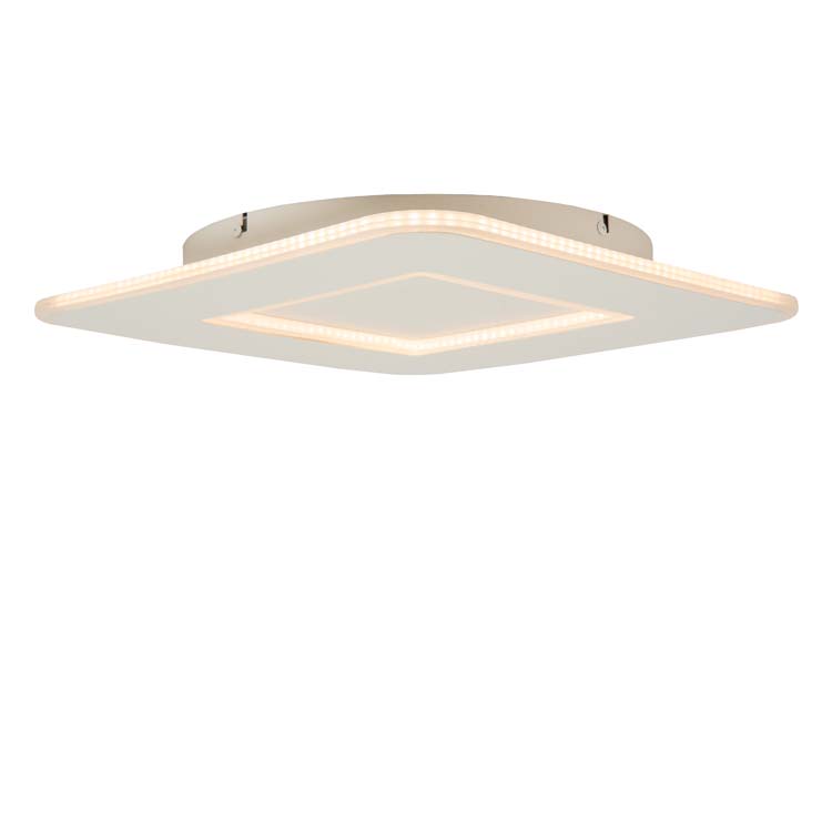 Lucide AXELLE - Plafonnier - LED Dim. - 1x24W 2700K - 3 StepDim - Blanc