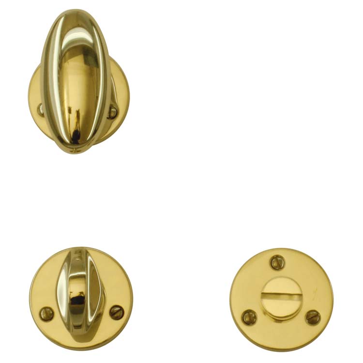 Deurkruk pro lecce oud model koper met WC-slot