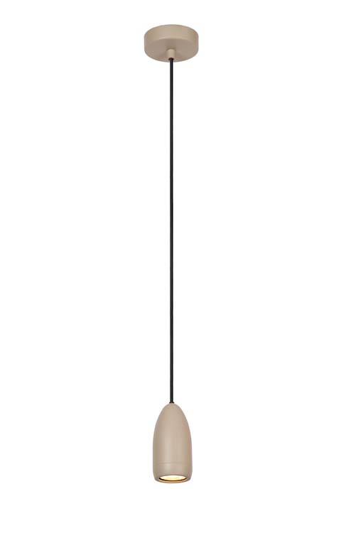 Hanglamp - taupe - Ø10cm - GU10 - 40W