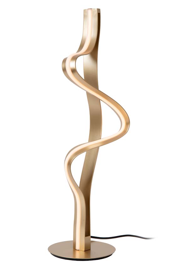 Lucide Premium Lambada - Tafellamp - LED Dimb. - 1x19W 2700K - Mat Goud / Messing Lucide Premium Lambada - Tafellamp - LED Dimb. - 1x19W 2700K - Mat Goud / Messing