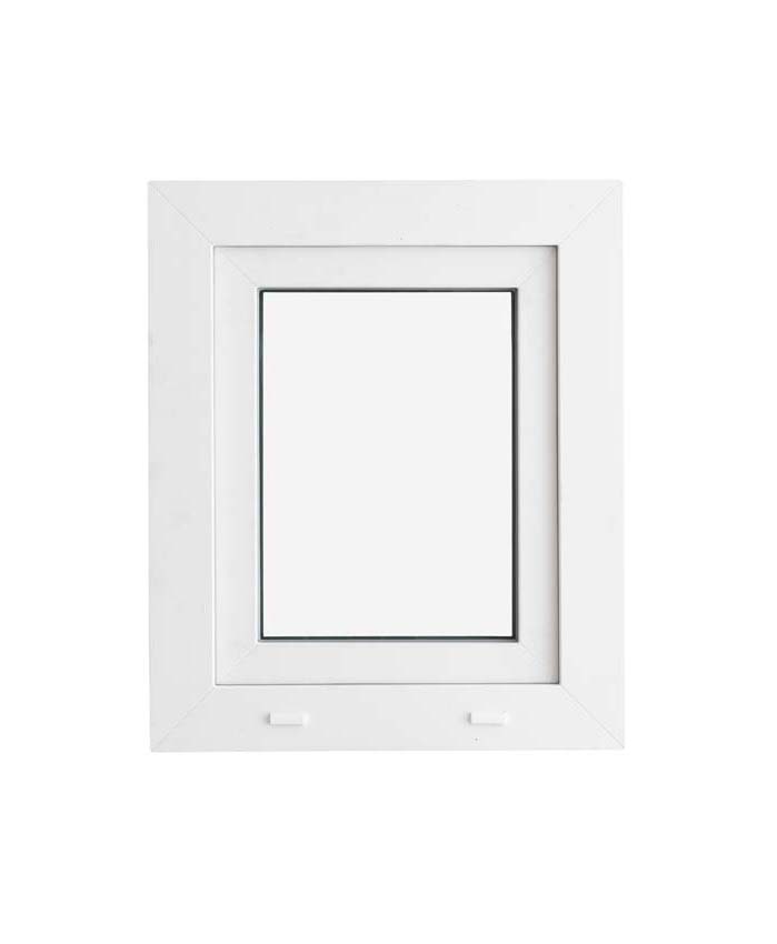 1-VL draaikiepraam pvc Deceuninck Elegant Inf. wit/wit B500xH600 mm L