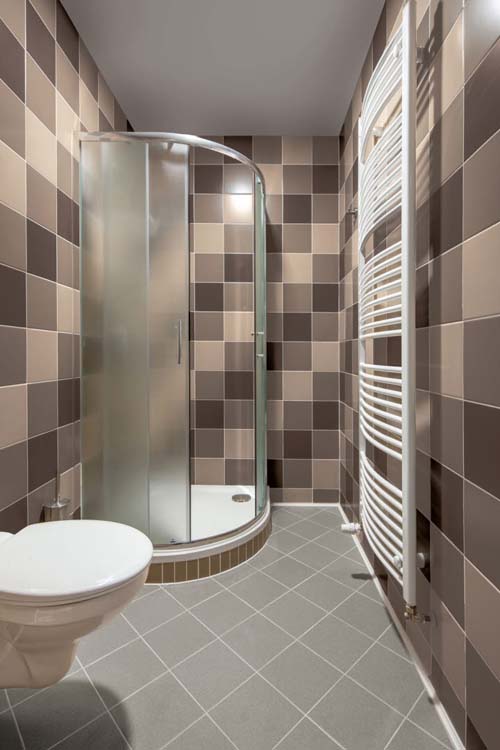 Carrelage mural Uni mat beige clair/brun 20x20cm