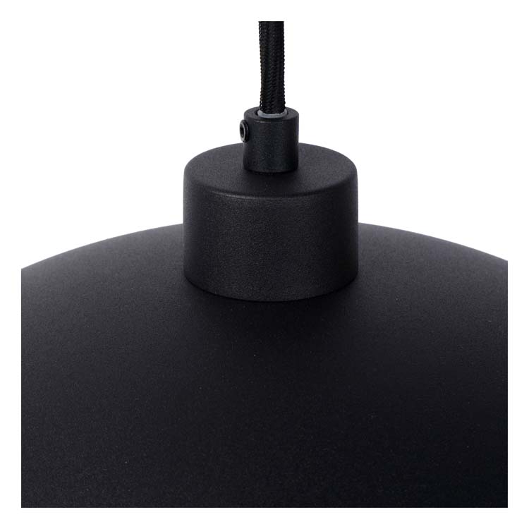 Lucide SIEMON - Hanglamp - Ø 40 cm - 1xE27 - Zwart