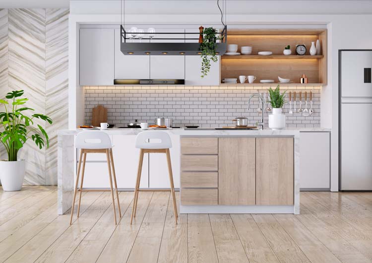 Hanglamp - zwart - 110x22x160cm - 6xGU10 - 35W