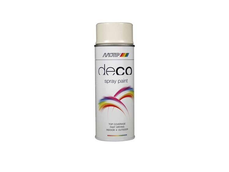 Motip Deco lakspray hoogglans 0,4l grijswit