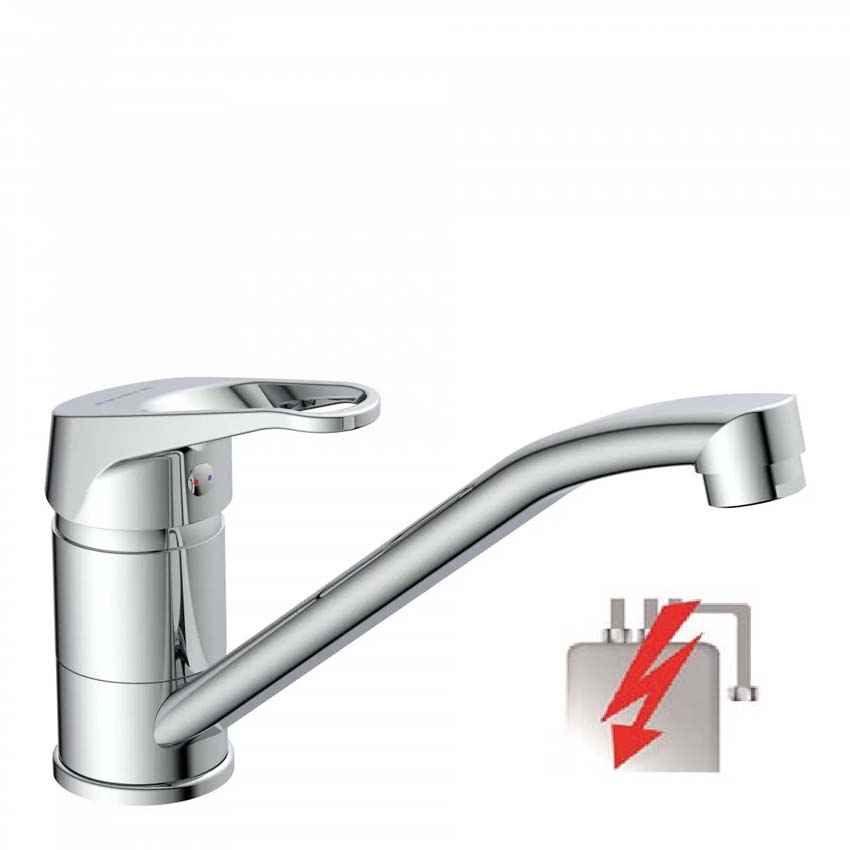 Robinet de cuisine Tyler chrome basse pression
