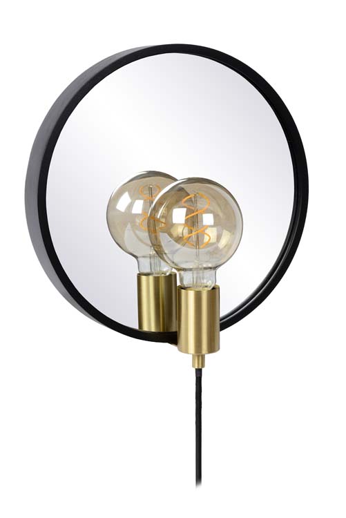 Spiegellamp - zwart - E27 - 25W