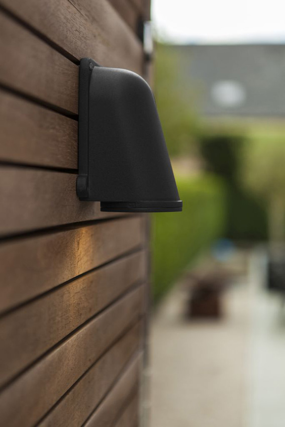 Applique murale extérieur - noir - 11,7x9,2x14,6cm - dimmable - GU10 - 1x7W - IP54