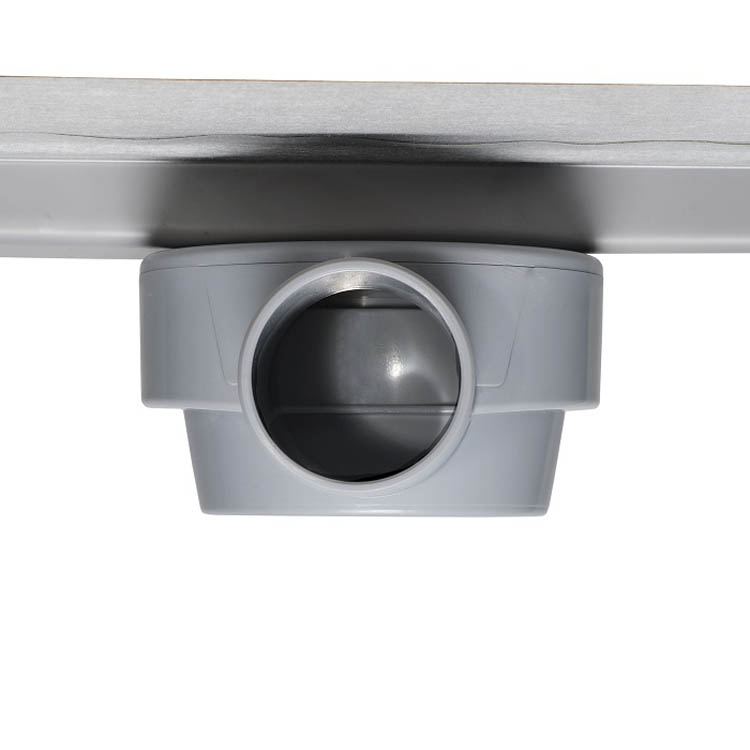 Douchegoot inox grijs 80cm