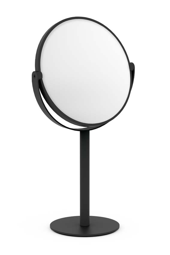 Miroir de maquillage Zack Olomo rond éclairage noir 35cm